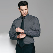 Men's Henley Striped Long Sleeve Shirt