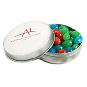 Candle Tin Filled With Mini Jelly Beans 50G (Sticker)