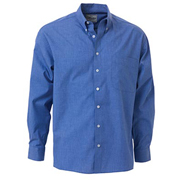 Cross Dyed Business Shirt - Long Sleeve