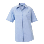 Ladies - Oxford Shirt - Short Sleeve