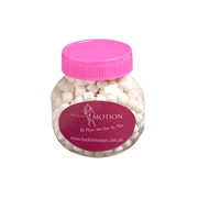 Plastic Jar Filled with Chewy Mints 170G