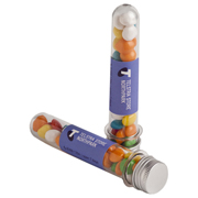 Test Tube Filled with Chewy Fruits (Skittle Look Alike) 40G