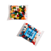 Mixed or Corporate Coloured Jelly Bean Bags 100G