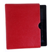 Cotton leather iPad slip case