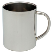 Stainless steel coffee mug