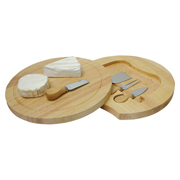 Swivel cheese board set