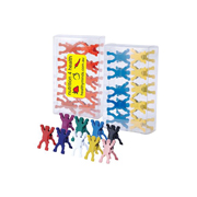 Single or Choose Your Colour Gymnast Clips In PVC Box