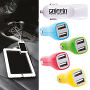 Dual Usb Outlet Car Charger (Indent)