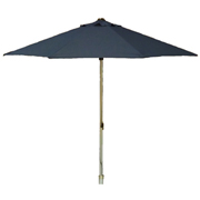 2.7m Tuscany Wood Look Market Umbrella, Acrylic Canvas cover