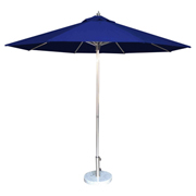 2.7m Tuscany Polished Market Umbrella, Olefin cover