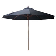 2.7m Tuscany Wood Look Market Umbrella, Olefin cover