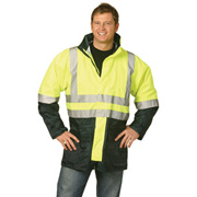 High Visibility Two Tone Jacket With 3M Reflective Tapes