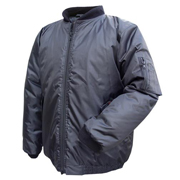 Waterproof Bomber Jacket Solid Colour with Padded Quilt Lining, Hip Length