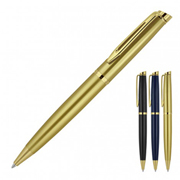 Hubert Gold Trim Metal Ballpoint Pen