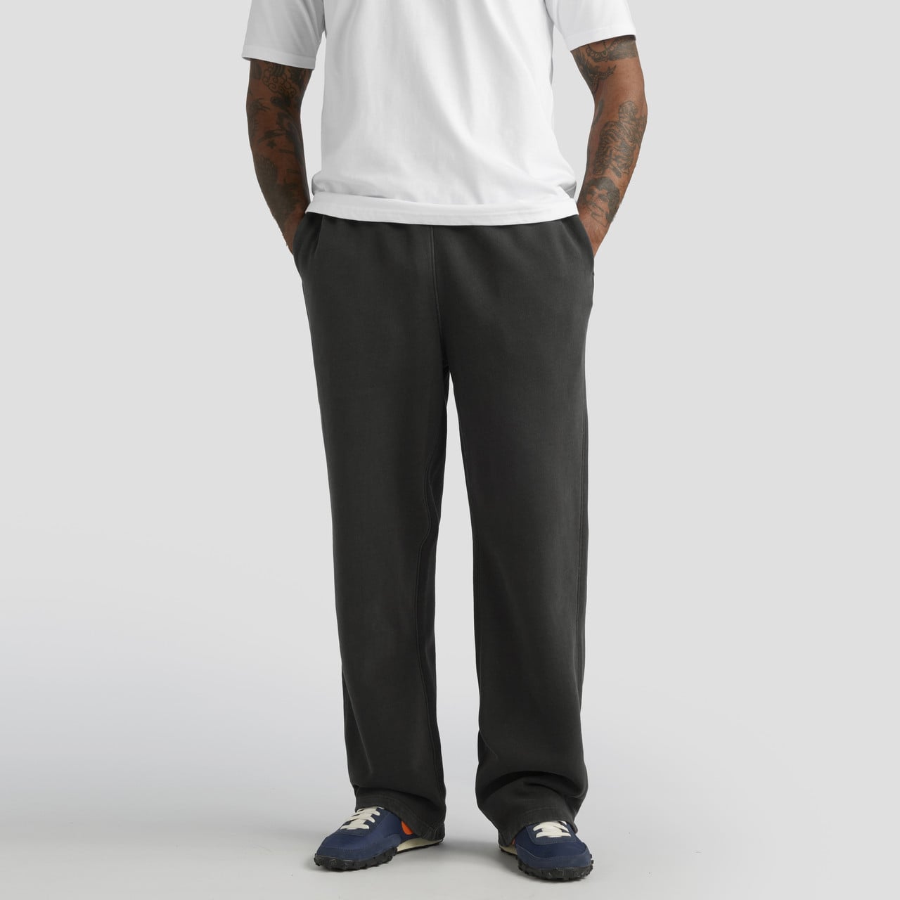 Relax Faded Cuffless Track Pants